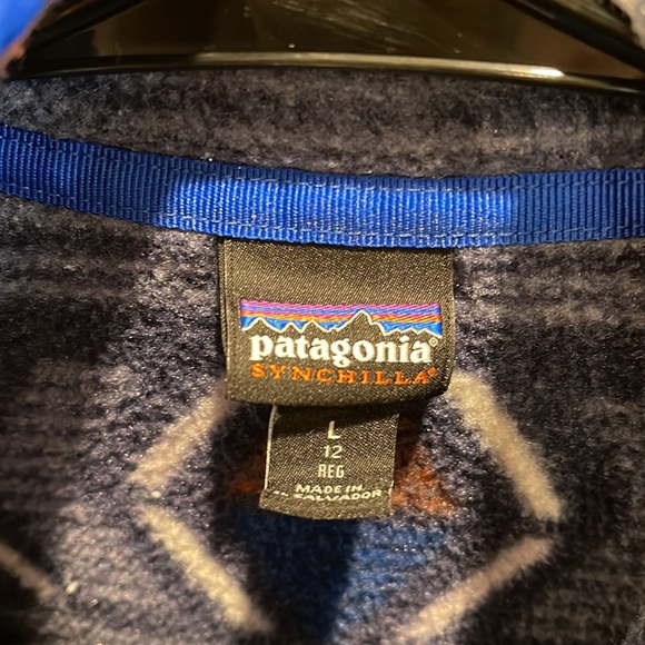 Patagonia Synchilla Snap T Geometric pattern - Picture 4 of 12